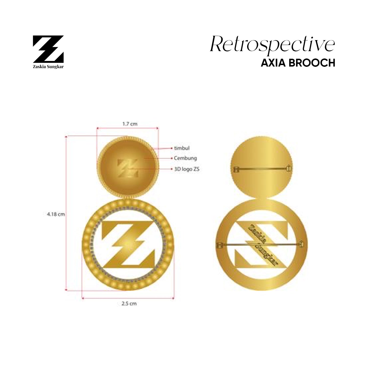 Axia Brooch