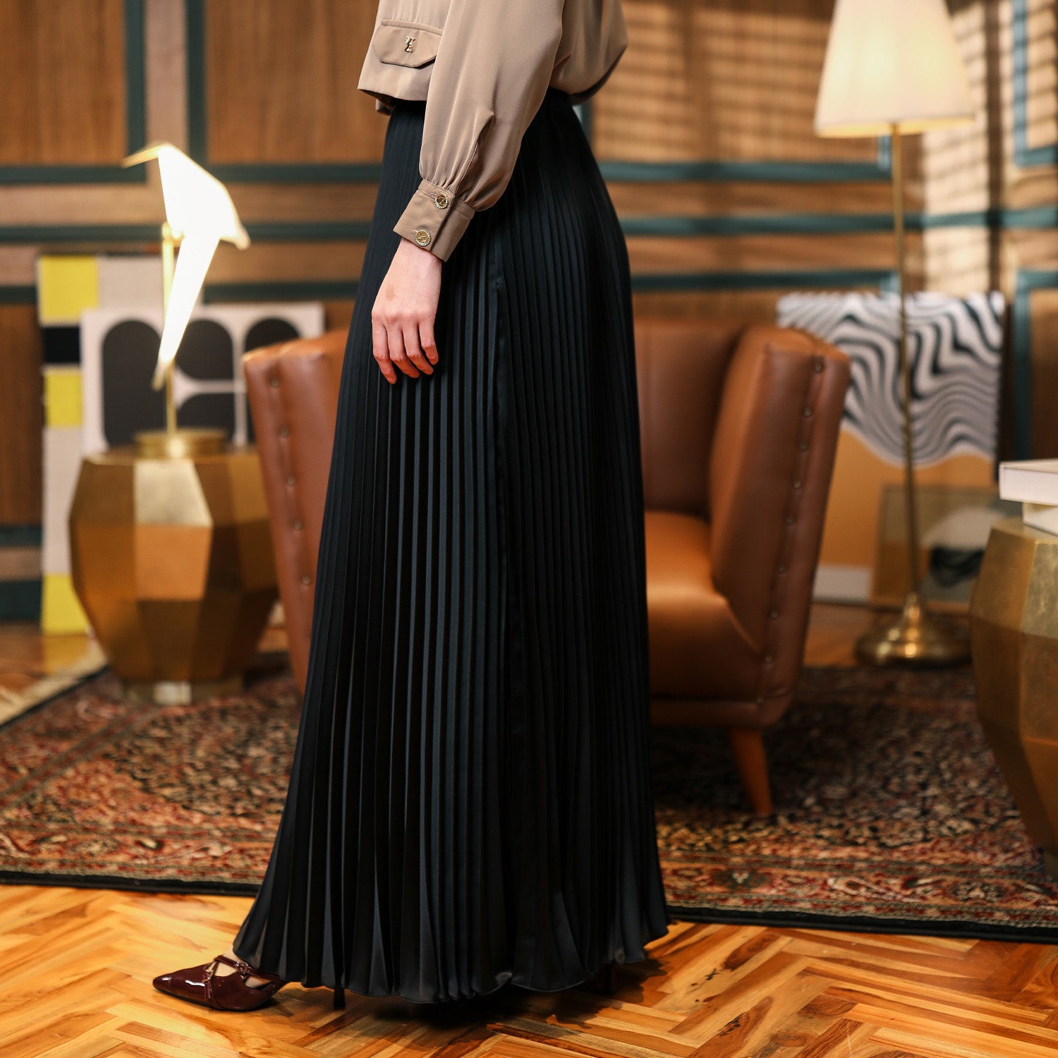 Liv Pleated Skirt