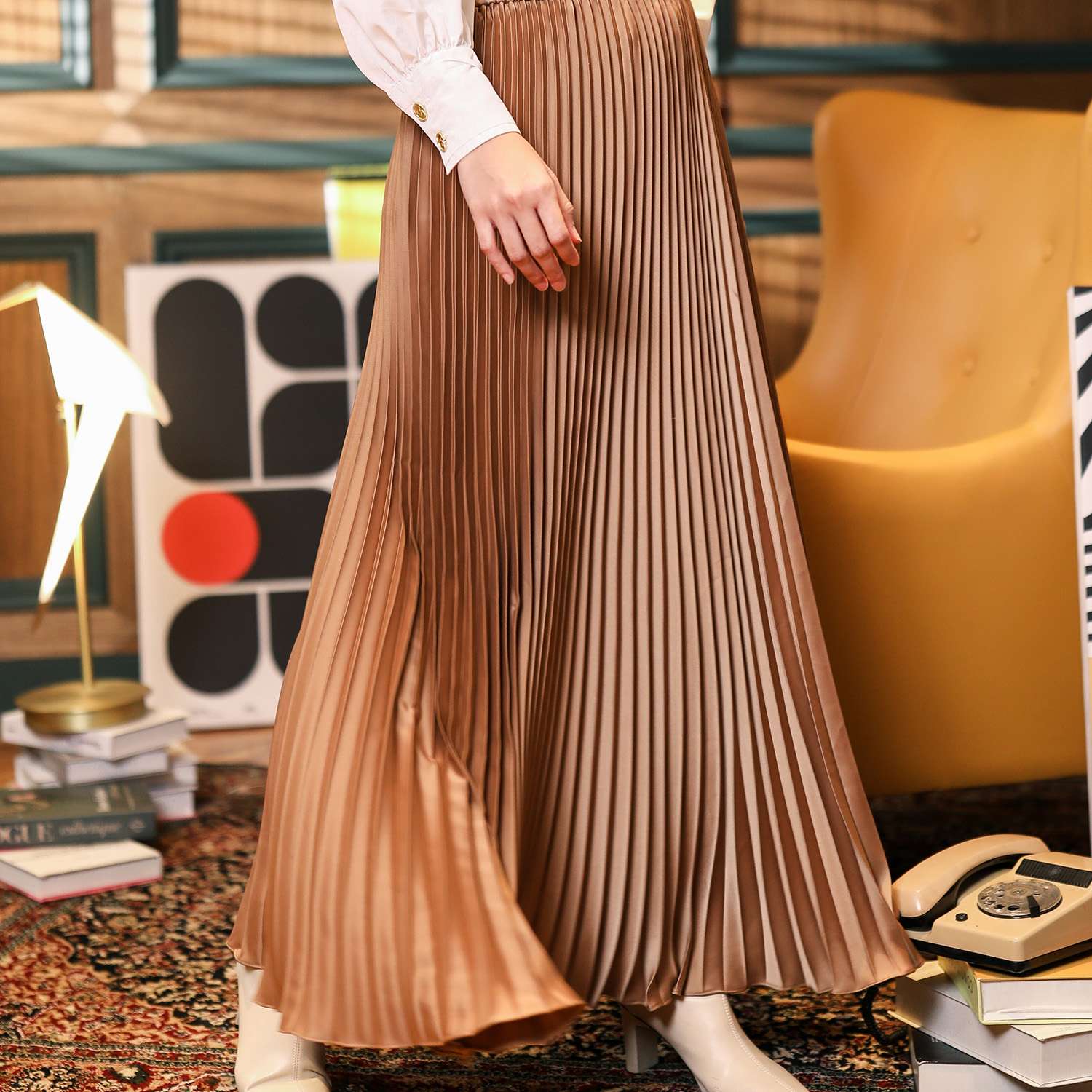 Liv Pleated Skirt