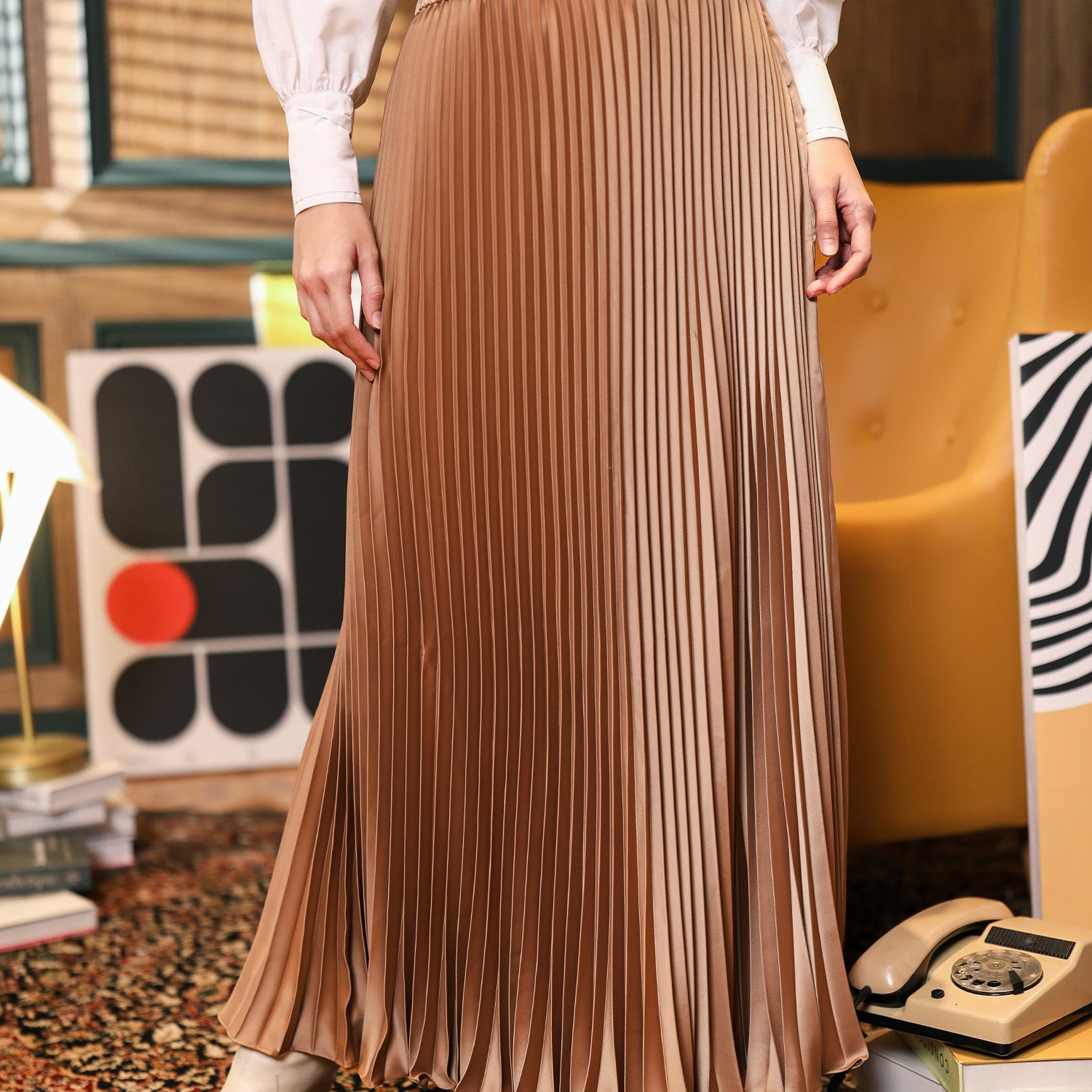 Liv Pleated Skirt