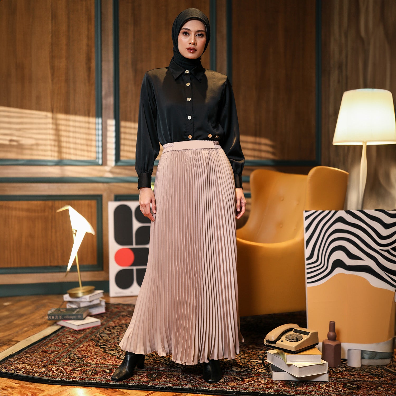 Liv Pleated Skirt
