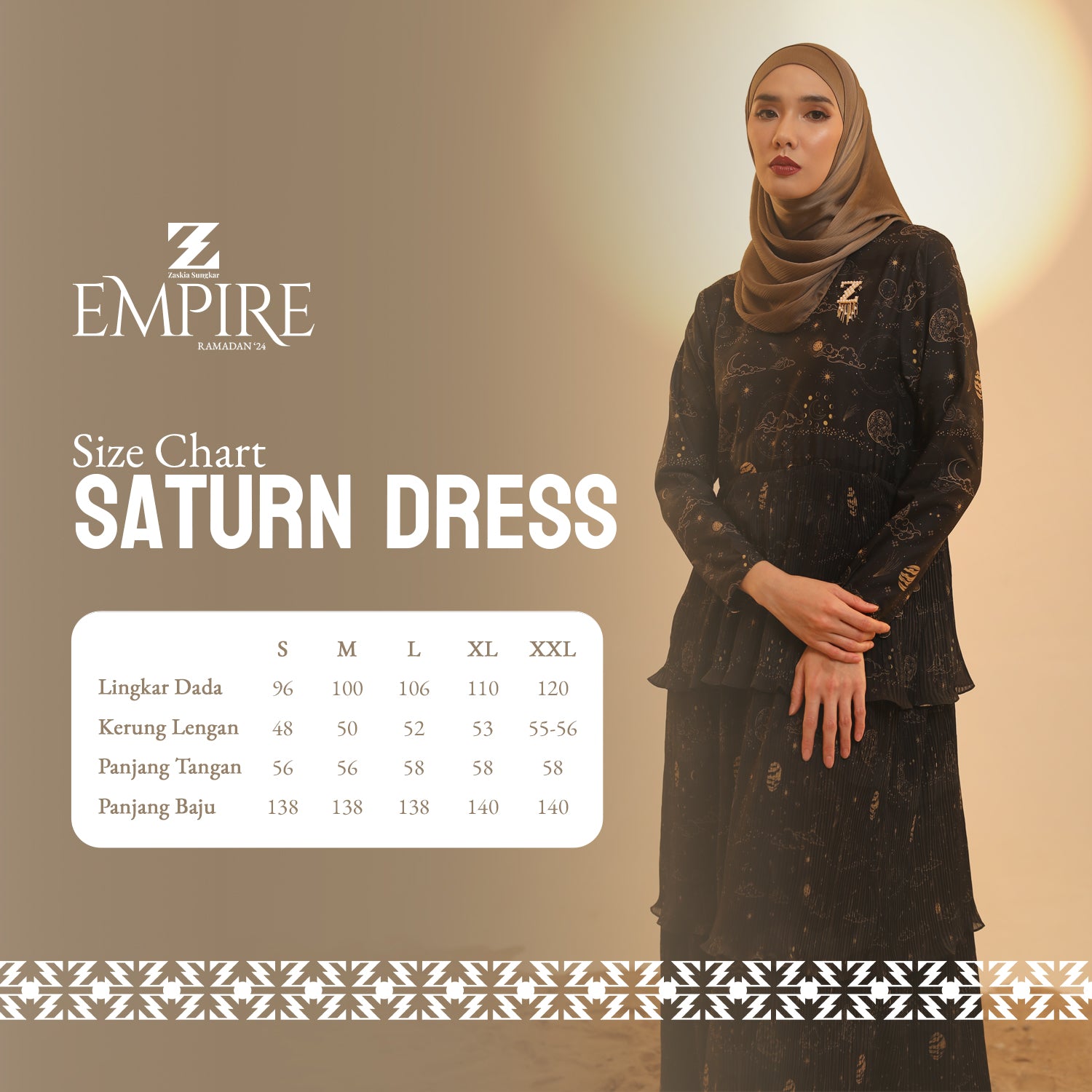 Saturn Dress Empire ZS