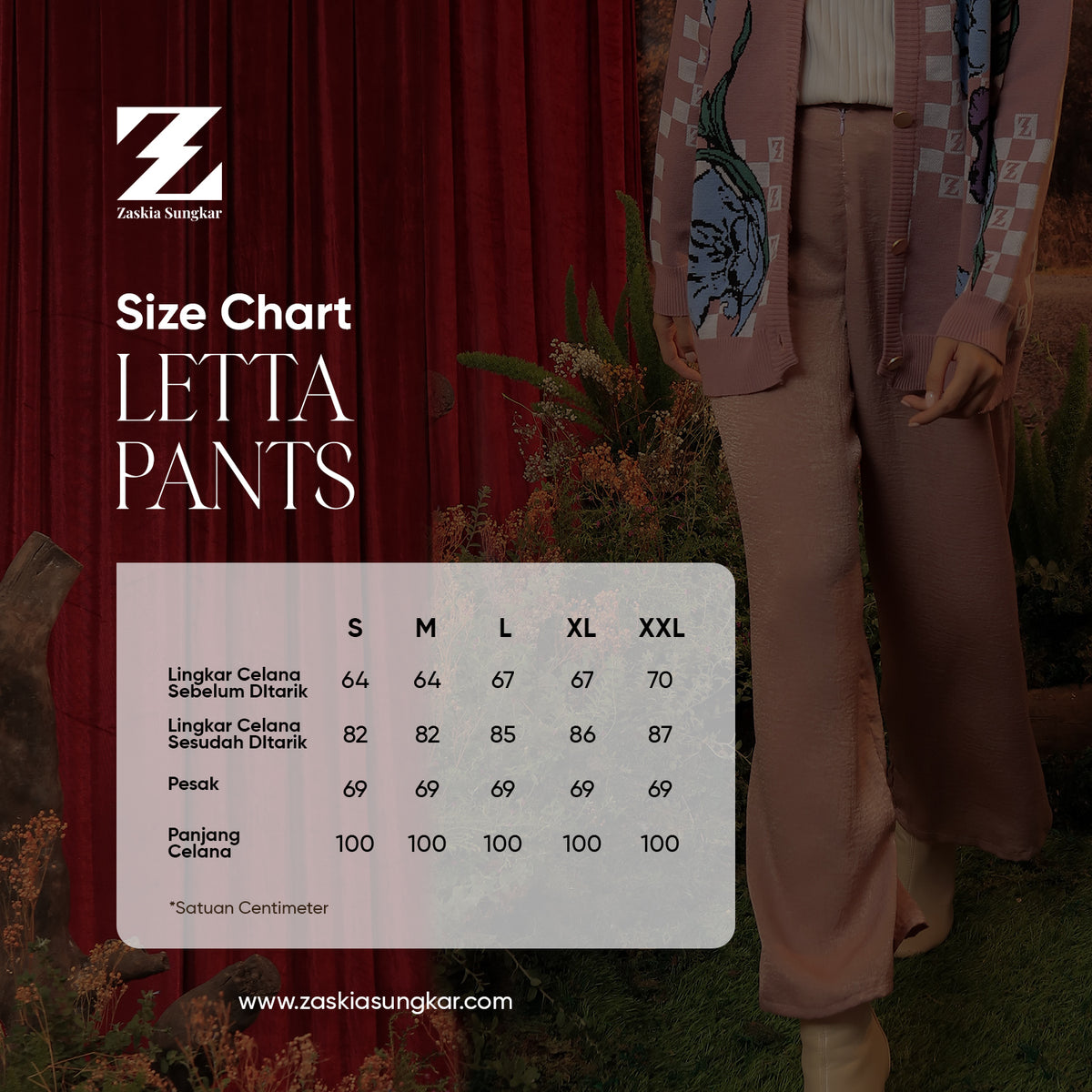 Letta Pants Dusty Purple