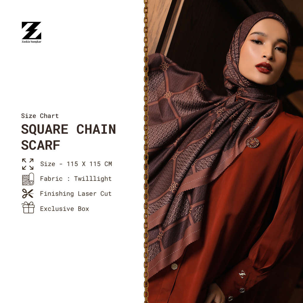 Square Chain Scarf