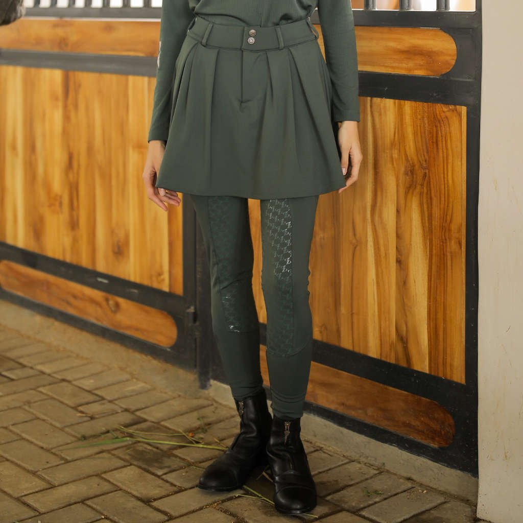 Full Grip Breeches Skirt Green Army