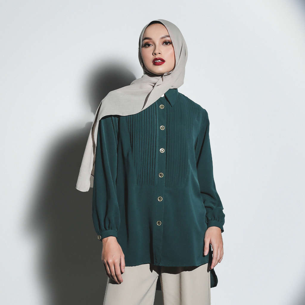 Jeema Blouse Emerald