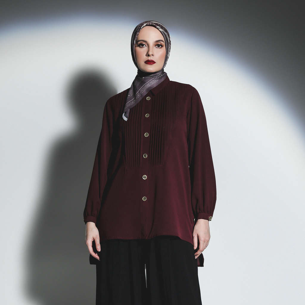 Jeema Blouse Maroon