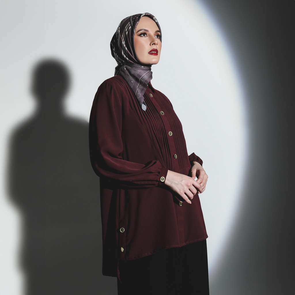 Jeema Blouse Maroon