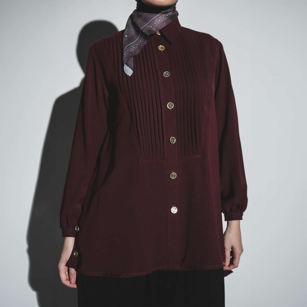 Jeema Blouse Maroon