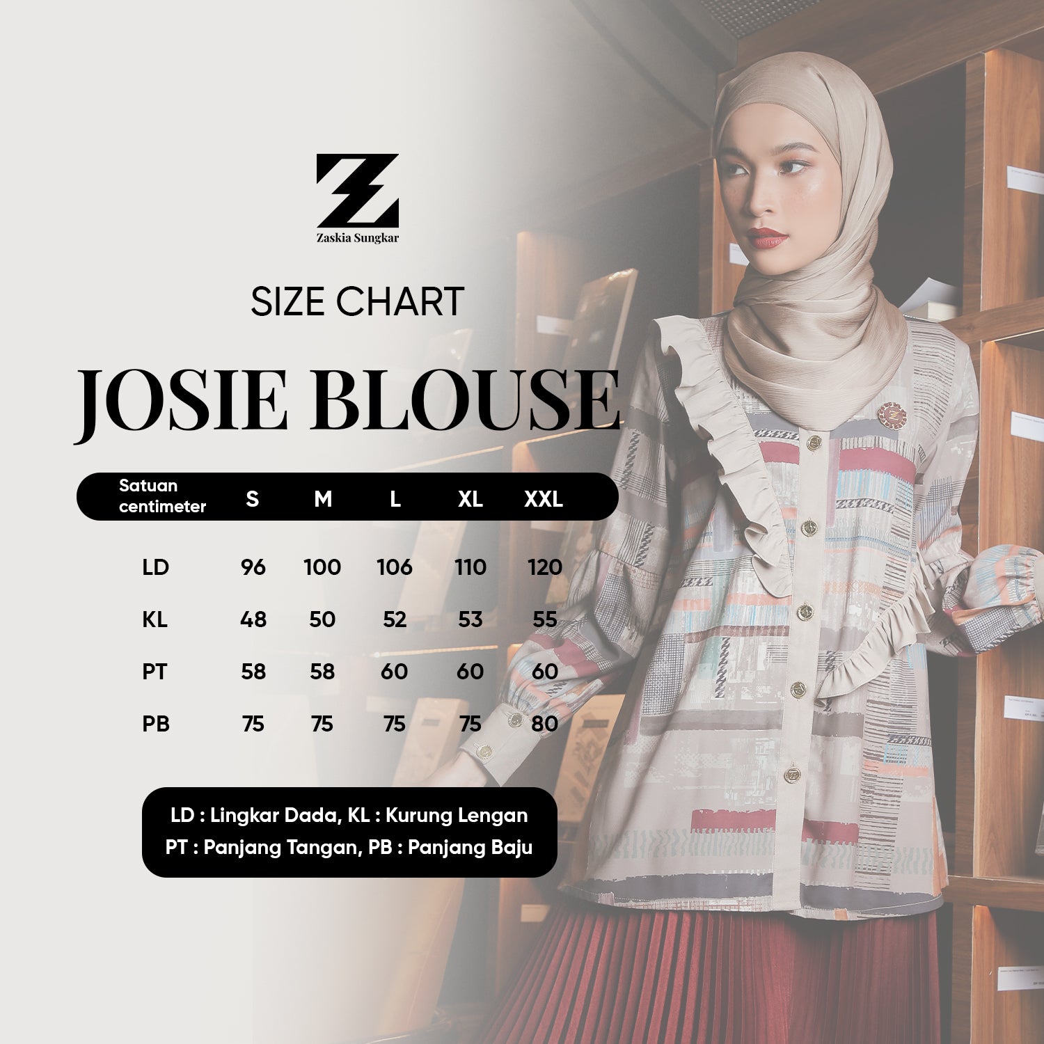 Size Chart – Josie's Boutique