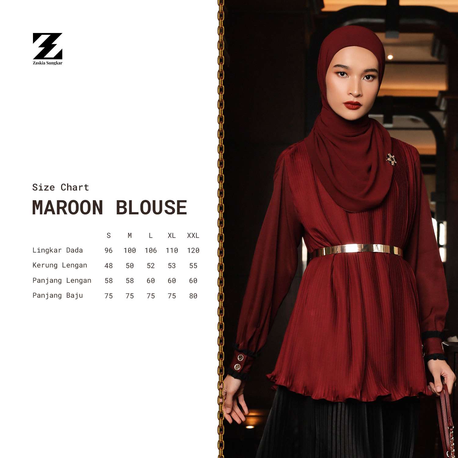 Maroon Blouse Minor