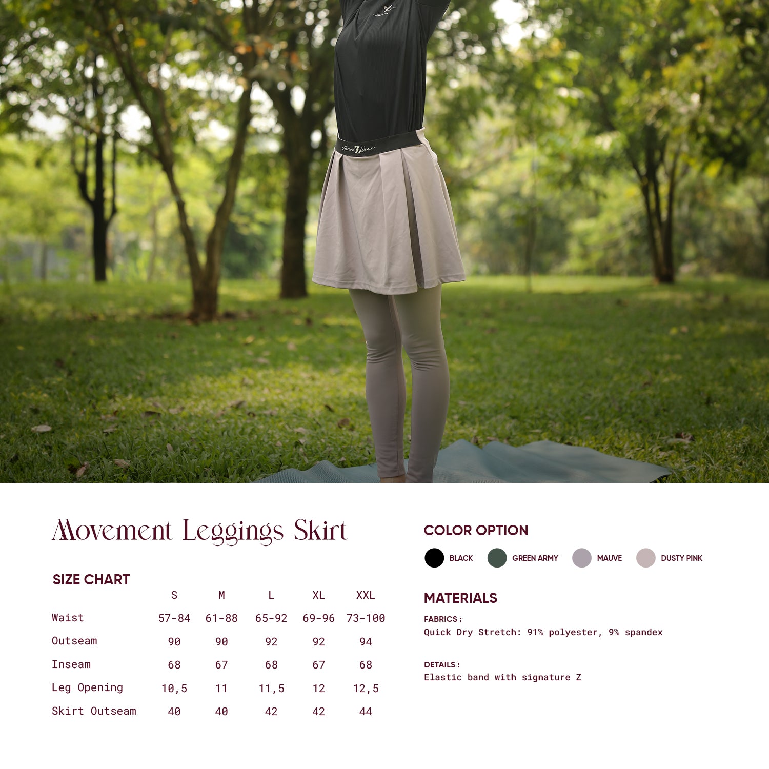 Movement Legging Skirt Dusty Pink