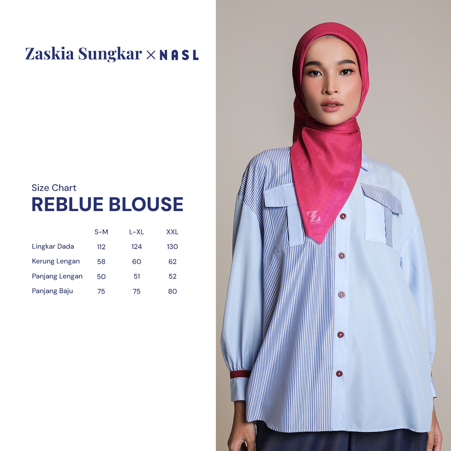 Reblue Blouse